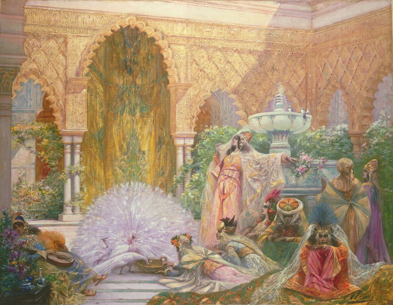 Paví zahrada od Georges Clairin