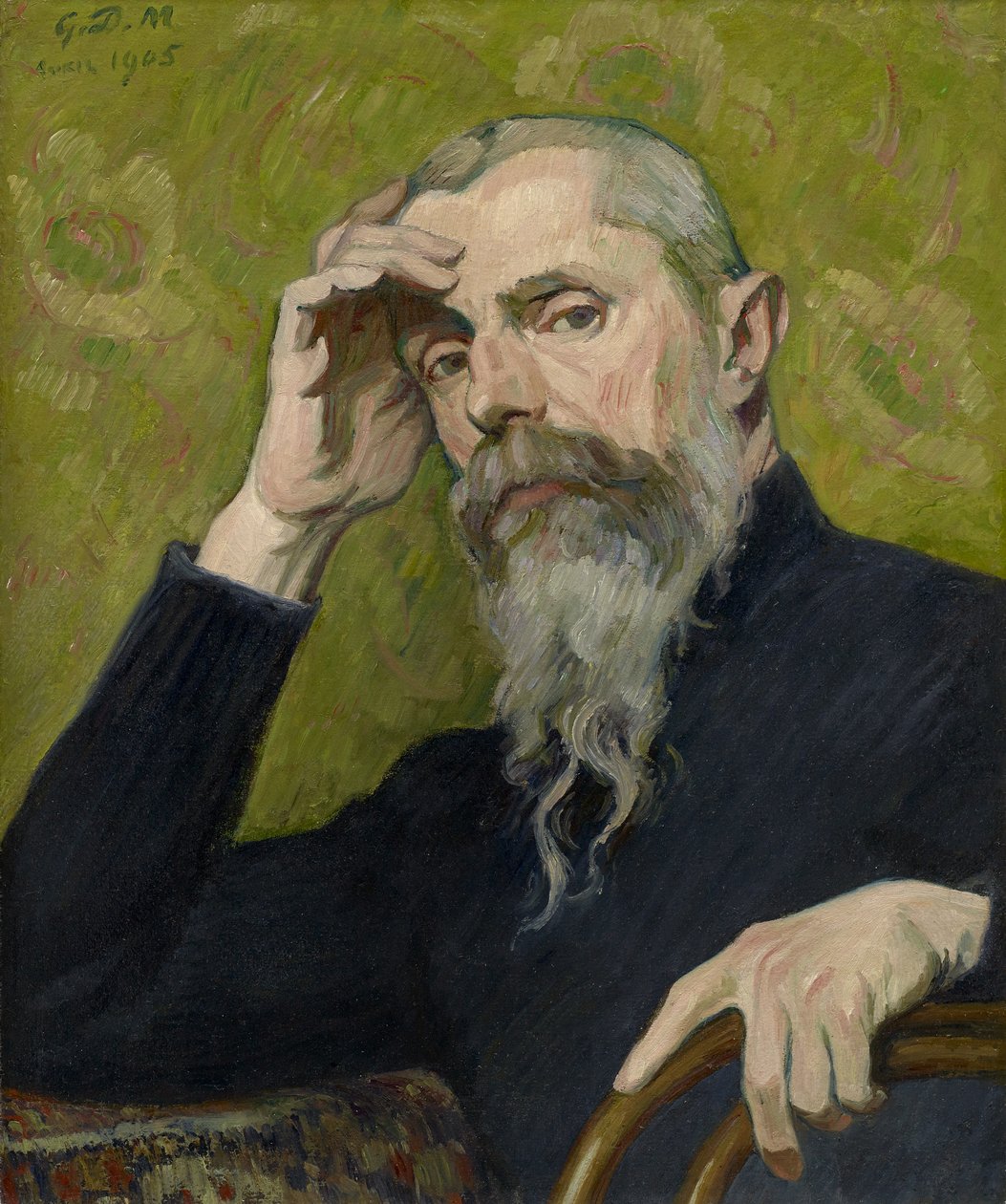Autoportrét, 1905 (olej na papíře, položeno na plátně) od George Daniel de Monfreid