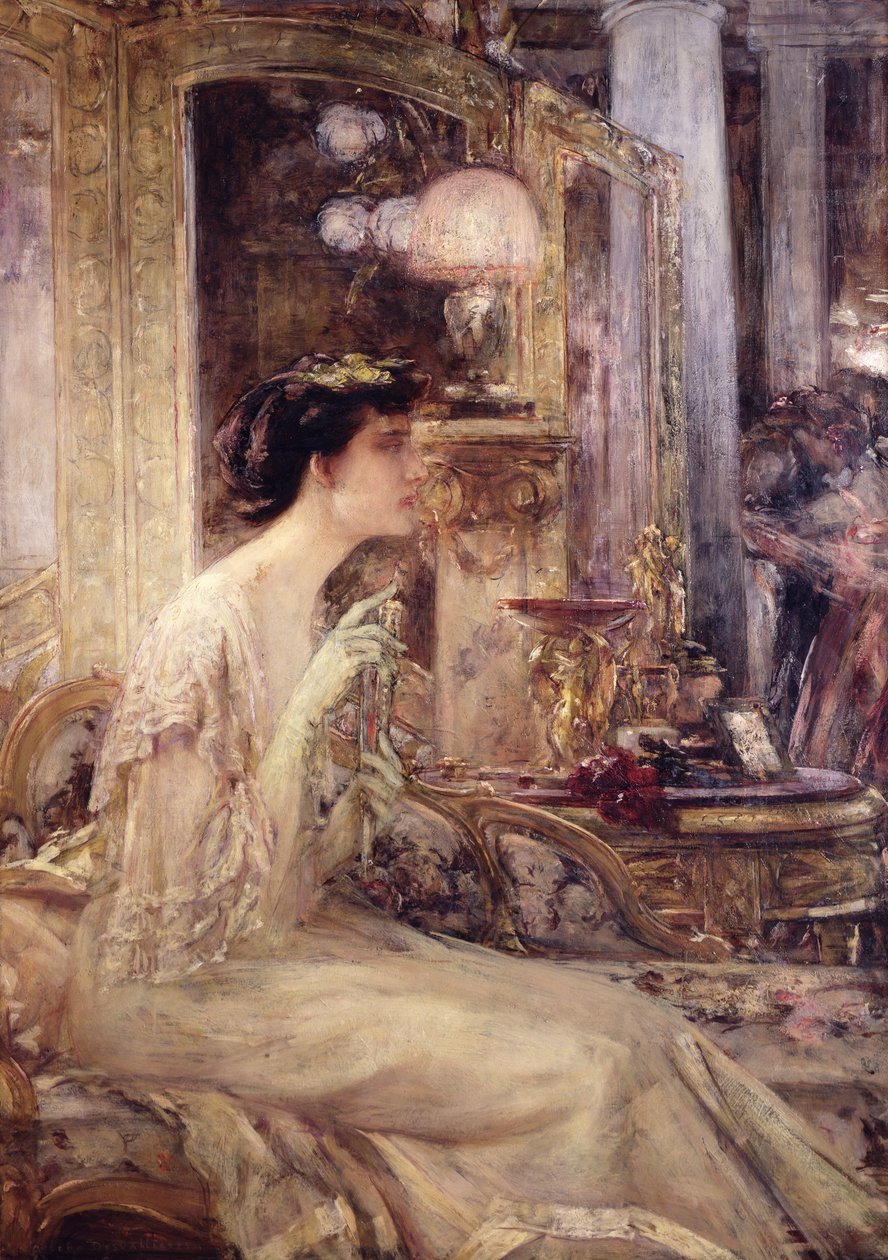 Mademoiselle B (olej na plátně) od Georges Desvallieres