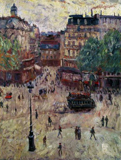 Náměstí v Paříži, 1907 od Georges Dufrenoy