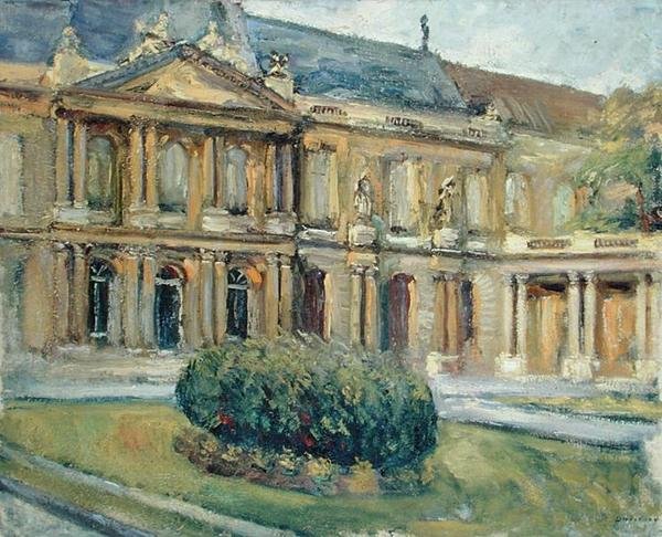 Hotel de Soubise, kolem roku 1908 (olej na plátně) od Georges Dufrenoy