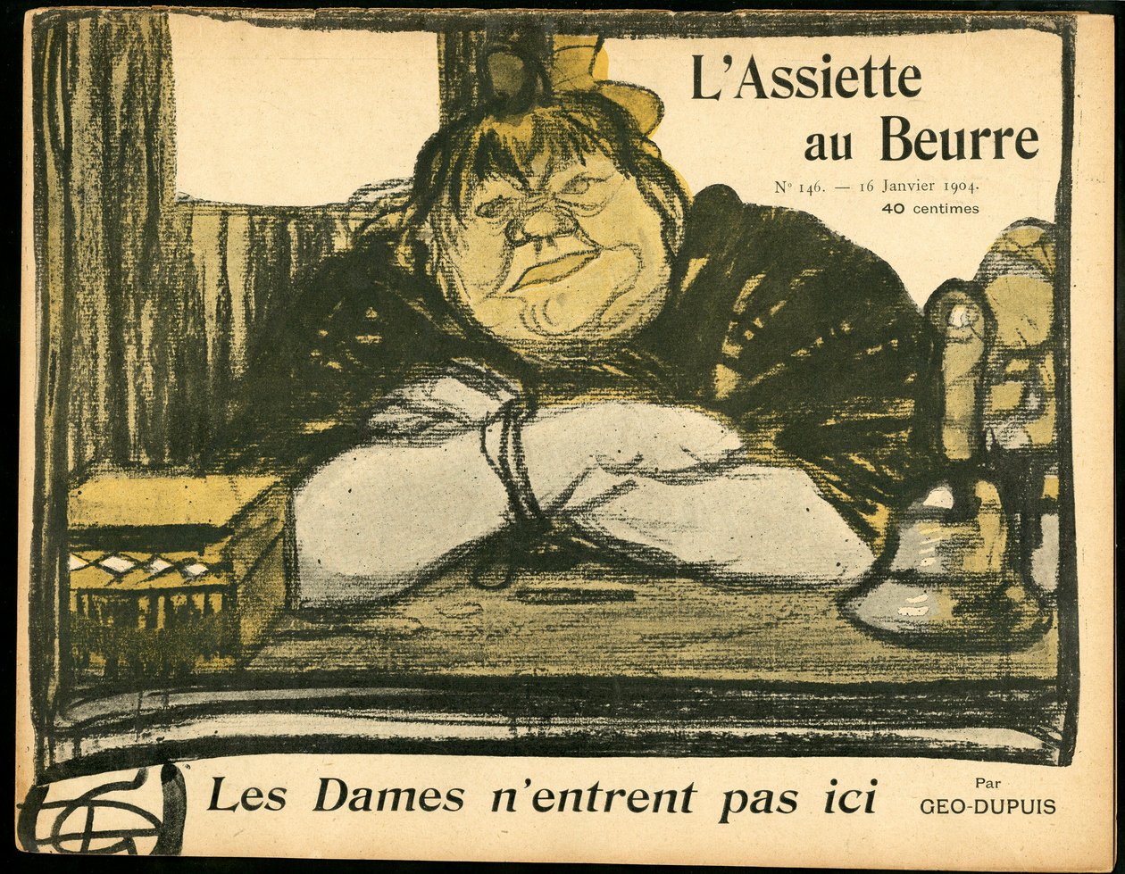 Obálka „“ „L’Assiette au Beurre““, číslo 146, satirická barva od Georges Dupuis