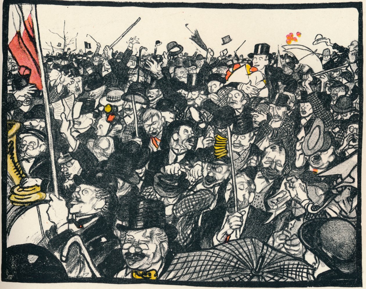 The Triumphant at the Elections, c1911 od Georges Dupuis