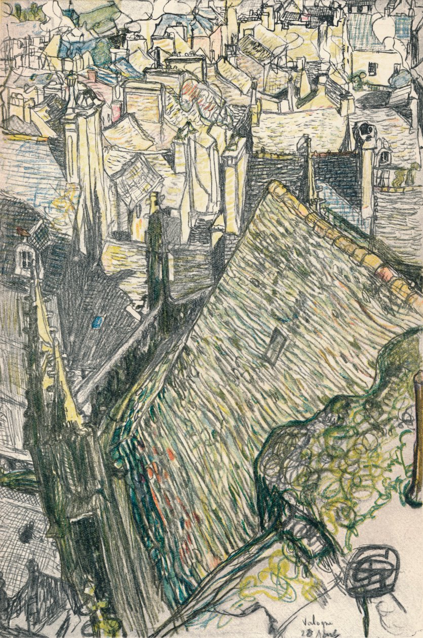 Pohled na Valogne, c1911 od Georges Dupuis