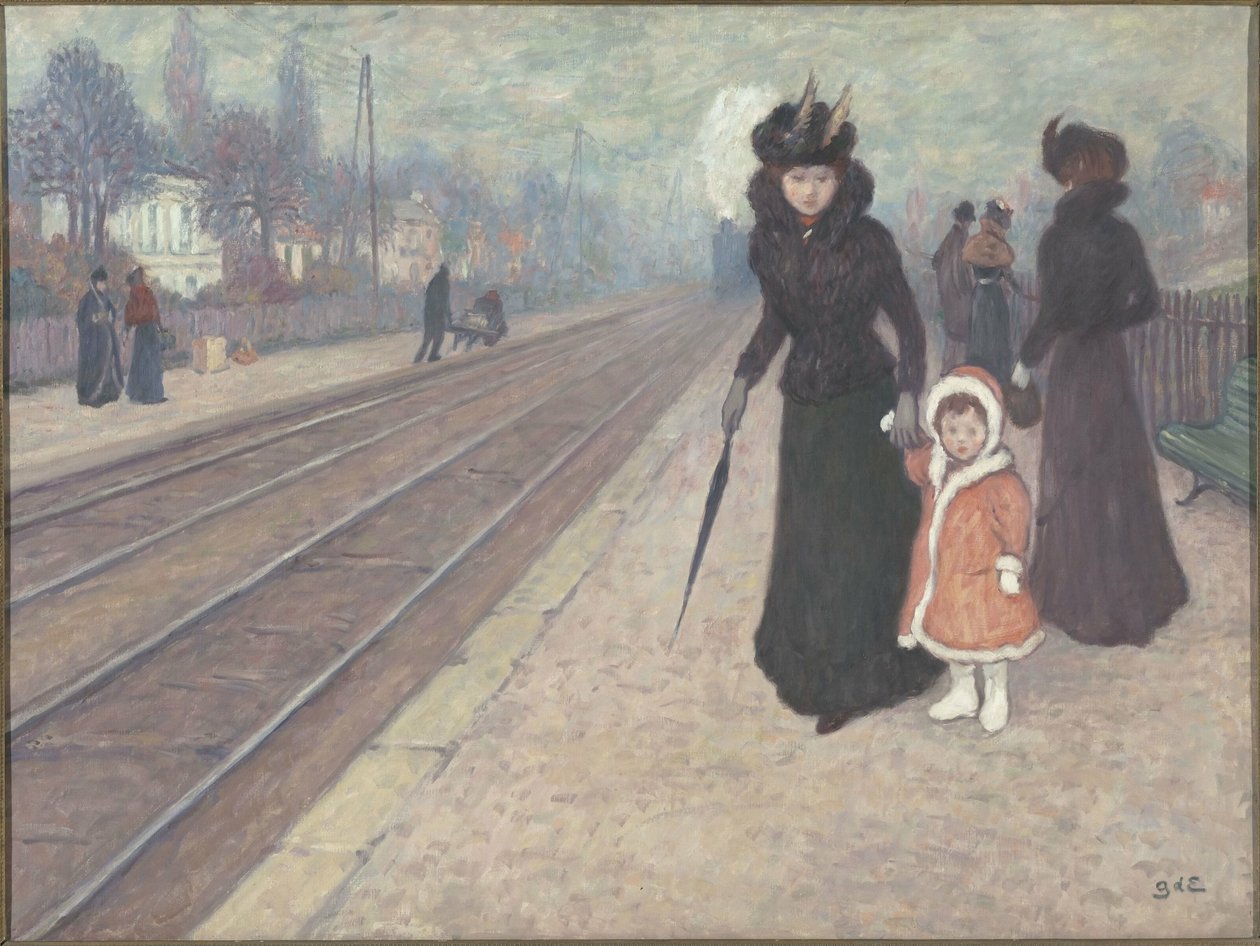 Předměstské nádraží, 1896-1897. od Georges Espagnat de