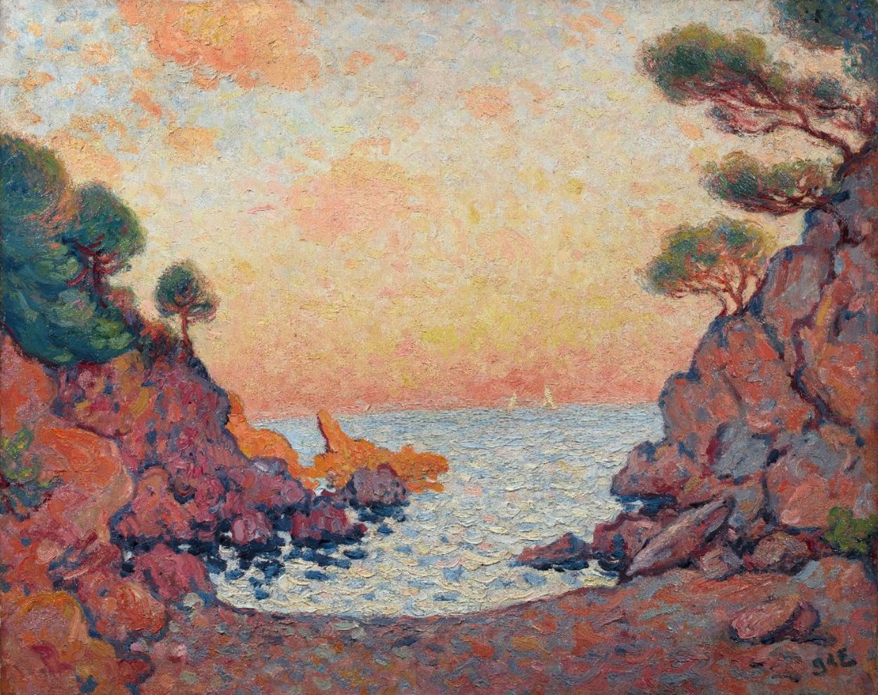 Zátoka Le Lavandou, 1899. od Georges Espagnat de