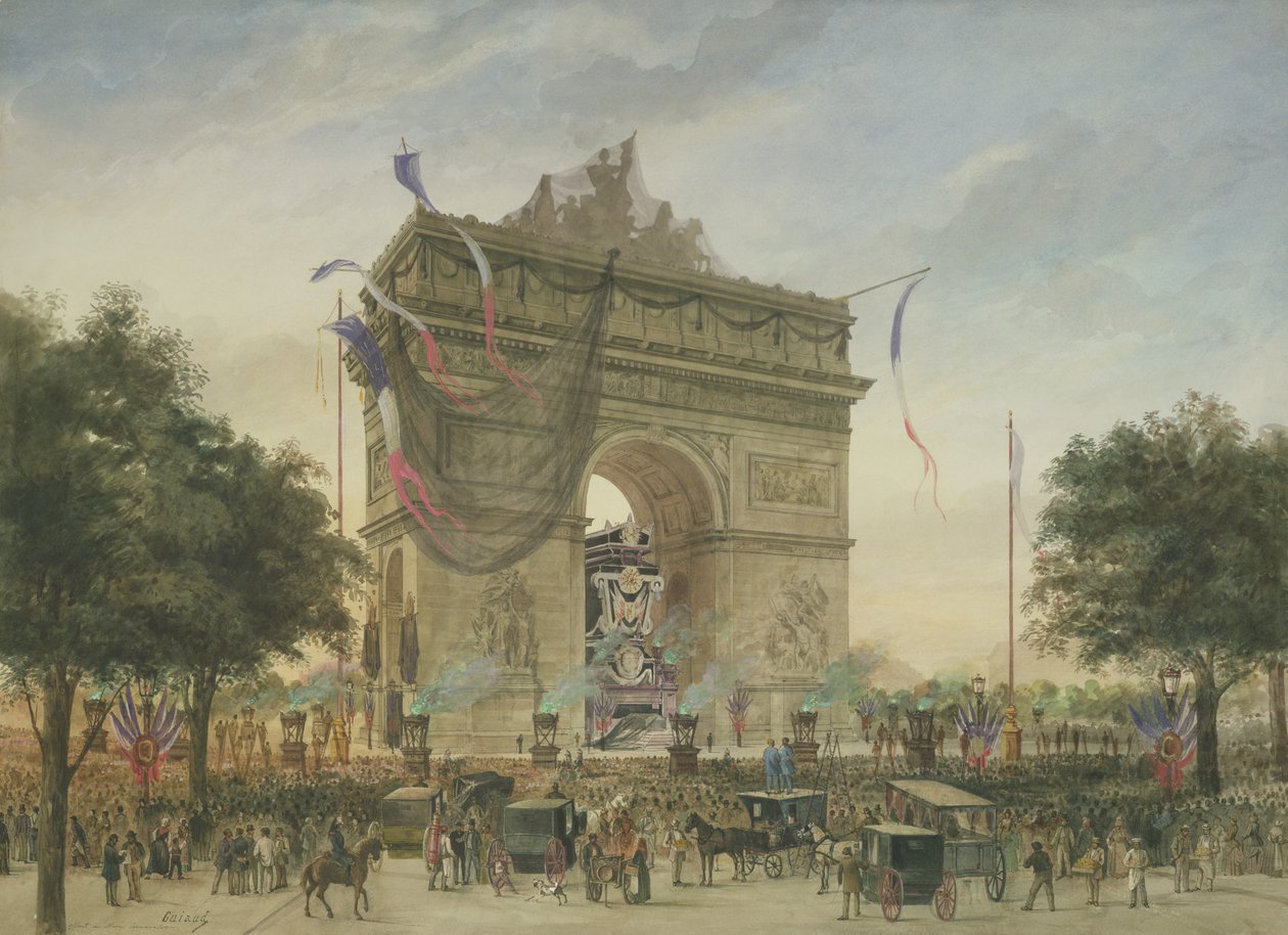 Pohřeb Victora Huga (1802-85) 1885 od Georges Francois Guiaud