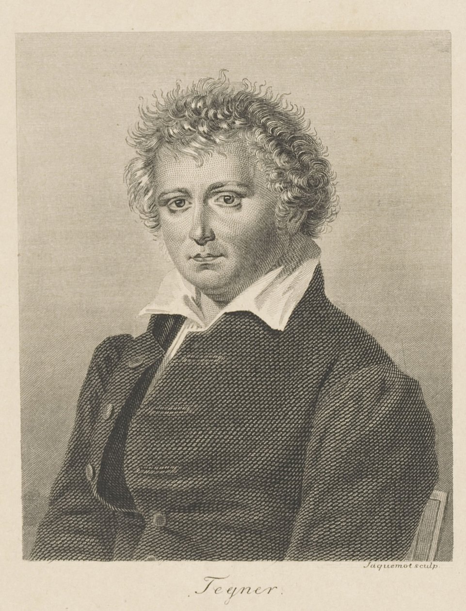Portrét Esaiase Tegnéra 1782-1846, asi 1830. od Georges François Louis Jaquemot