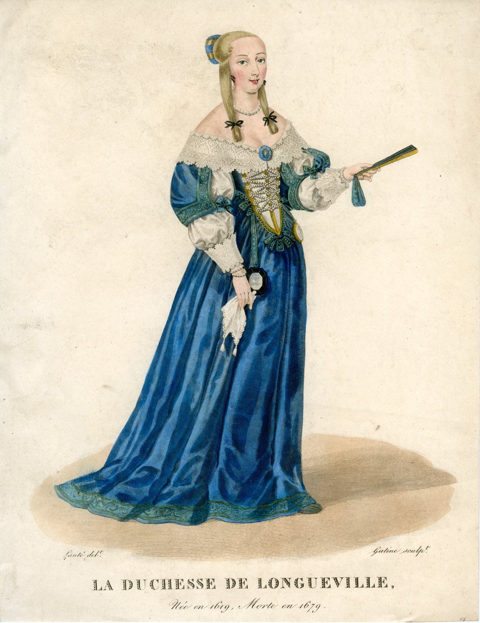 Anne Genevieve z Bourbon-Conde, vévodkyně z Longueville, Anne de Bretagne, počátek 19. století. od Georges Jacques Gatine