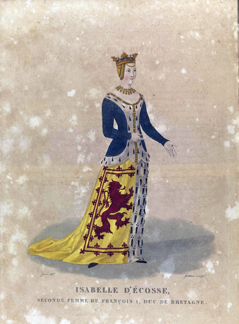Isabella Stuart (Isabeau of Scotland od Georges Jacques Gatine