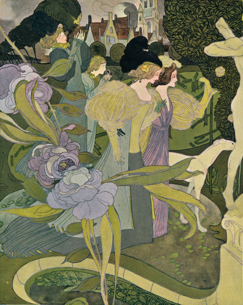 The Gardens of Armide, c1888-1898, 1898 od Georges Joseph van Sluijters