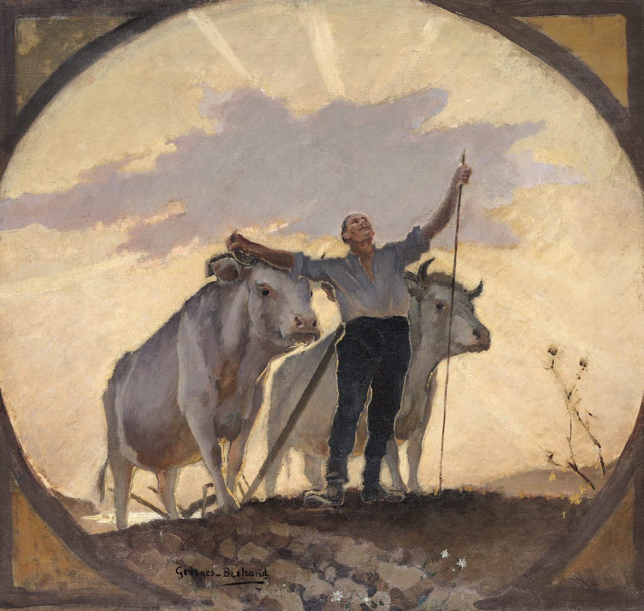 Hymna Země ke Slunci, 1892 od Georges Jules Bertrand