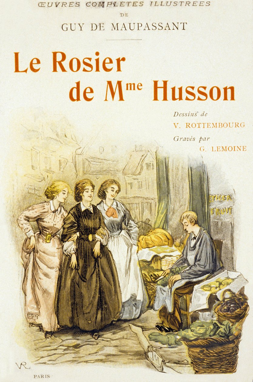 Obálka knihy "Le Rosier de Mme Husson", Guy de Maupassant od Georges Lemoine