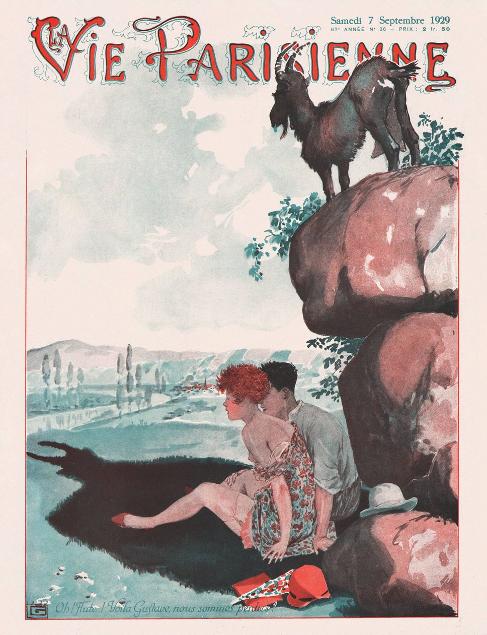 Obálka časopisu La Vie Parisienne, 1929 od Georges Leonnec