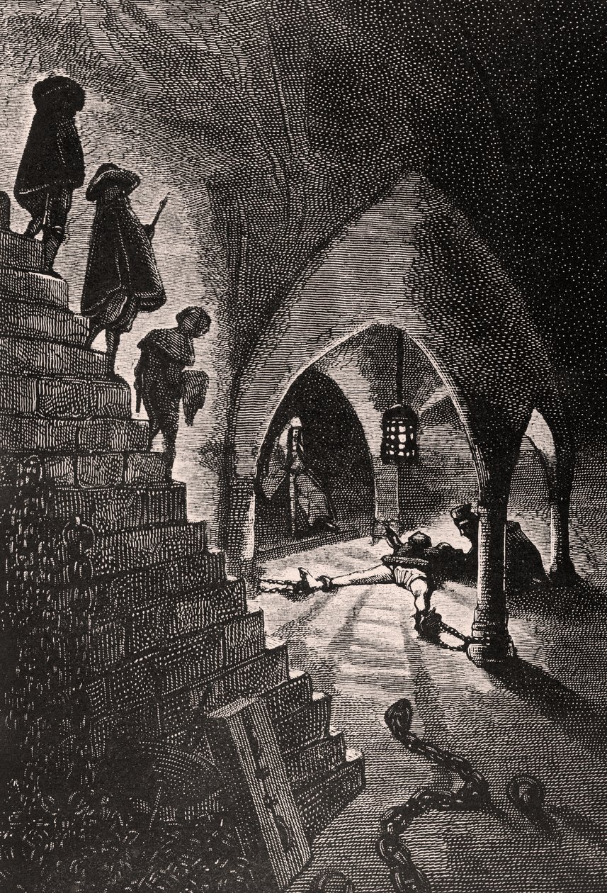 La Cave Pénale - ilustrace z L