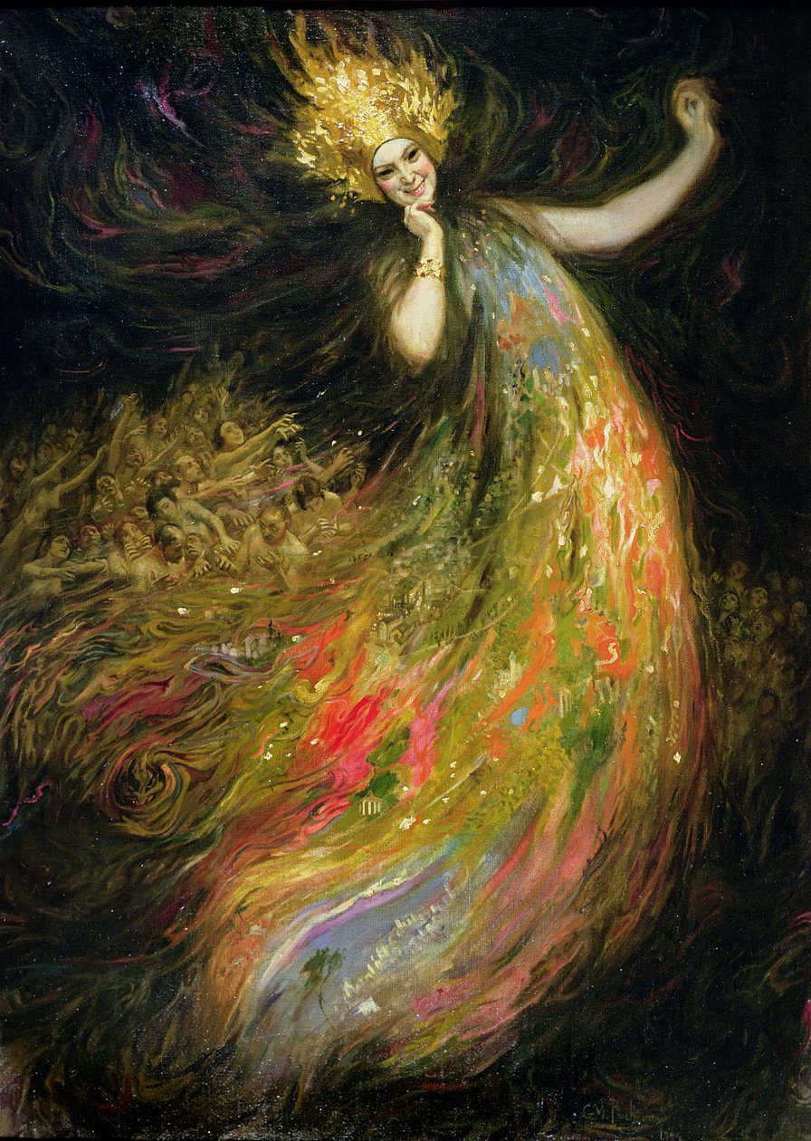 Pronásledování Mayů, 1924 od Georges Marie Rochegrosse