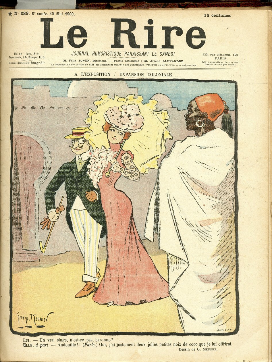 Ilustrace Georges Meunier (1869-1934) pro obálku Le Rire od Georges Meunier