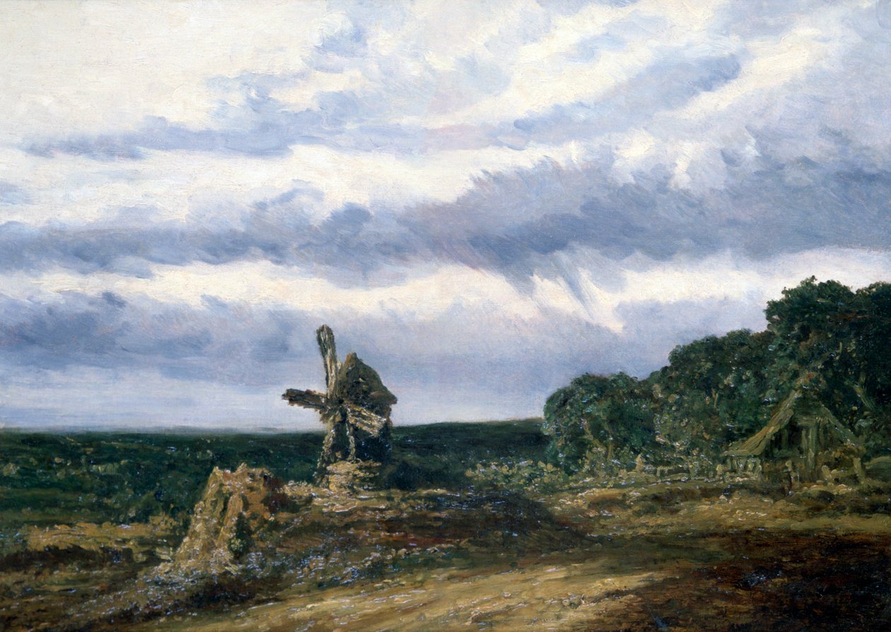 Krajina s mlýnem, c1783-1843 od Georges Michel