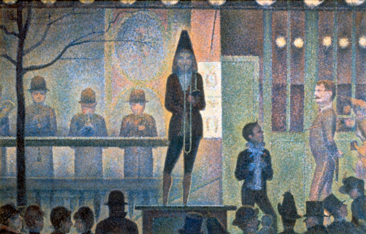 Circus Sideshow, 1887-1888 od Georges Pierre Seurat
