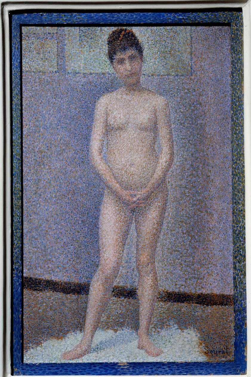 Malba obličeje od Georgese Seurata (1859-1891) od Georges Pierre Seurat