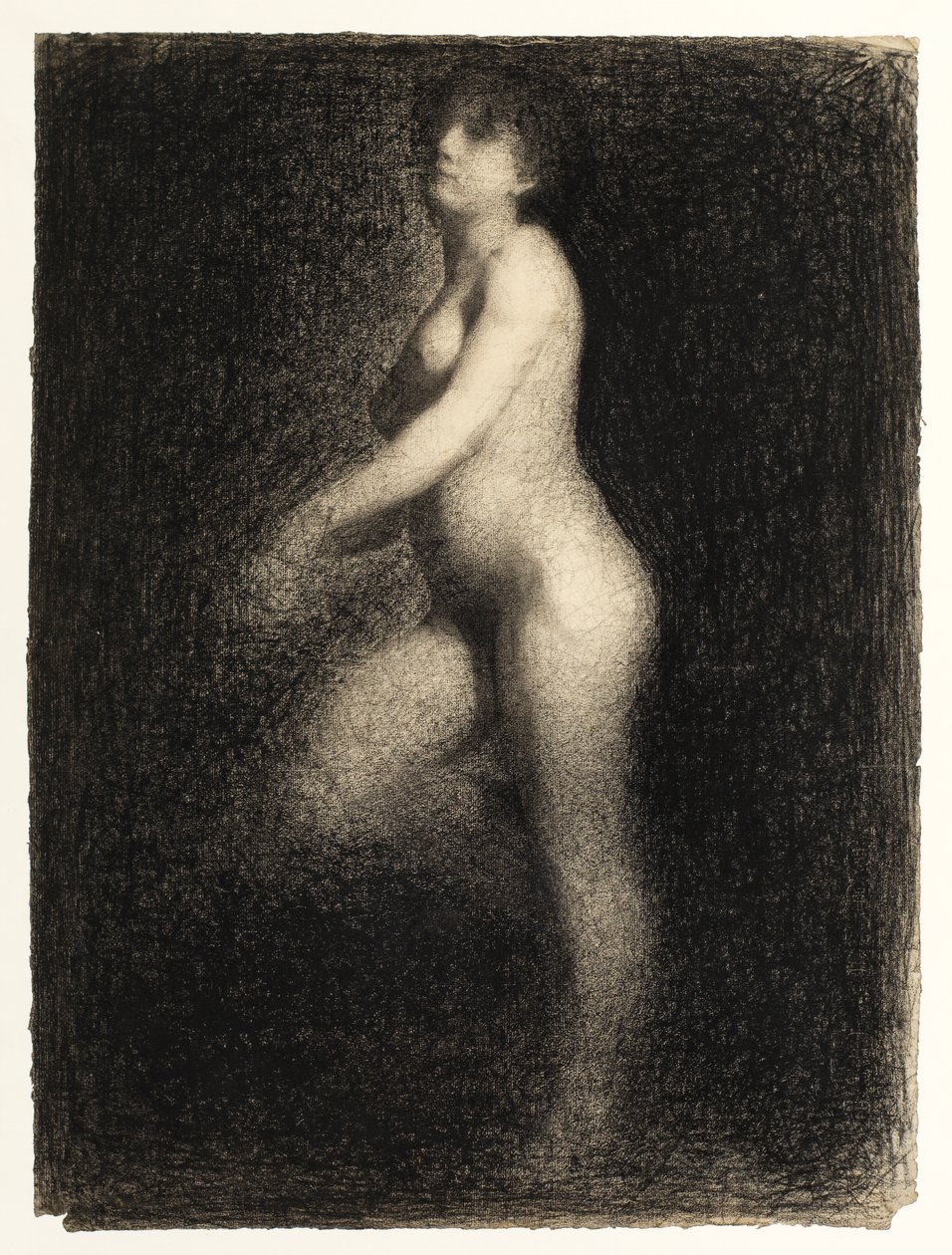 Ženský akt, cca 1879-81 od Georges Pierre Seurat