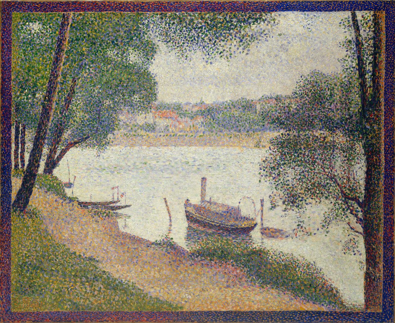 Gray Weather, Grande Jatte, kolem 1886-88 (olej na plátně) od Georges Pierre Seurat