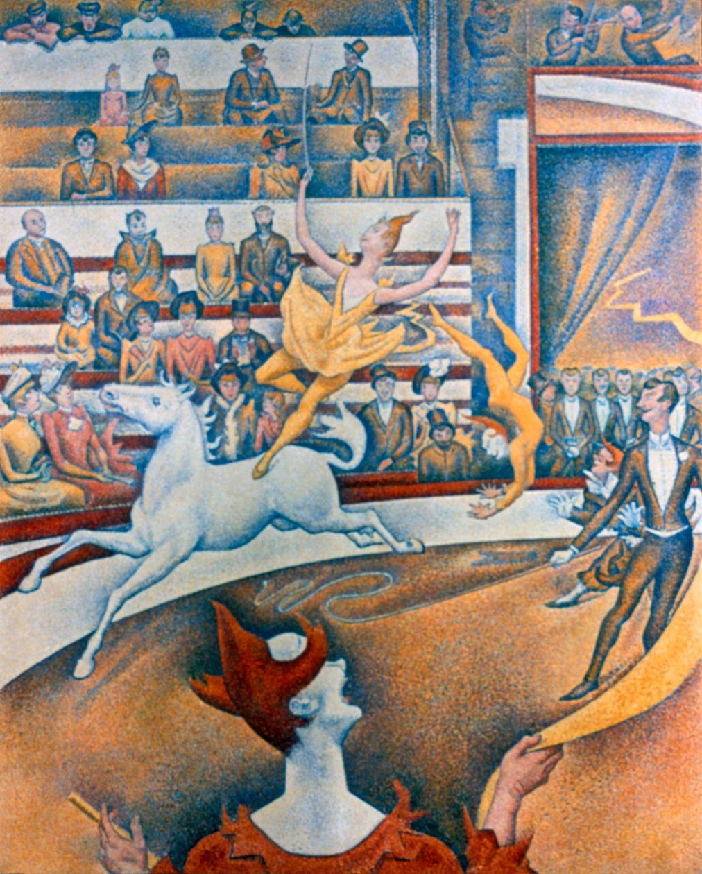 Cirkus Cirkus, 1891 od Georges Pierre Seurat
