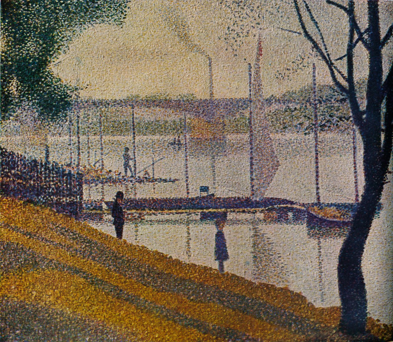 Most Courbevoie, 1886 od Georges Pierre Seurat