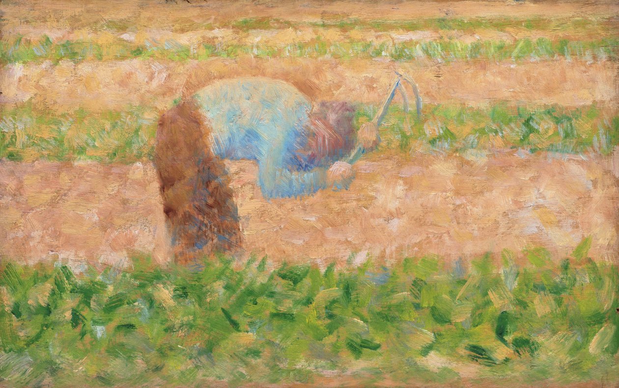 Muž s motykou, c. 1882. od Georges Pierre Seurat