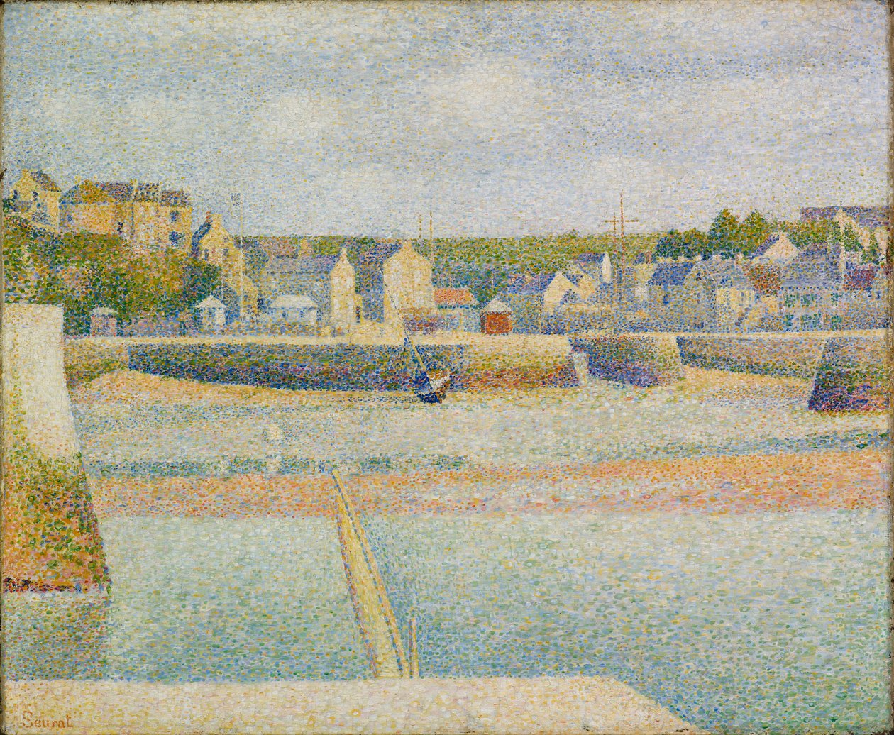 Port-en-Bessin: The Outer Harbor (Low Tide) od Georges Pierre Seurat