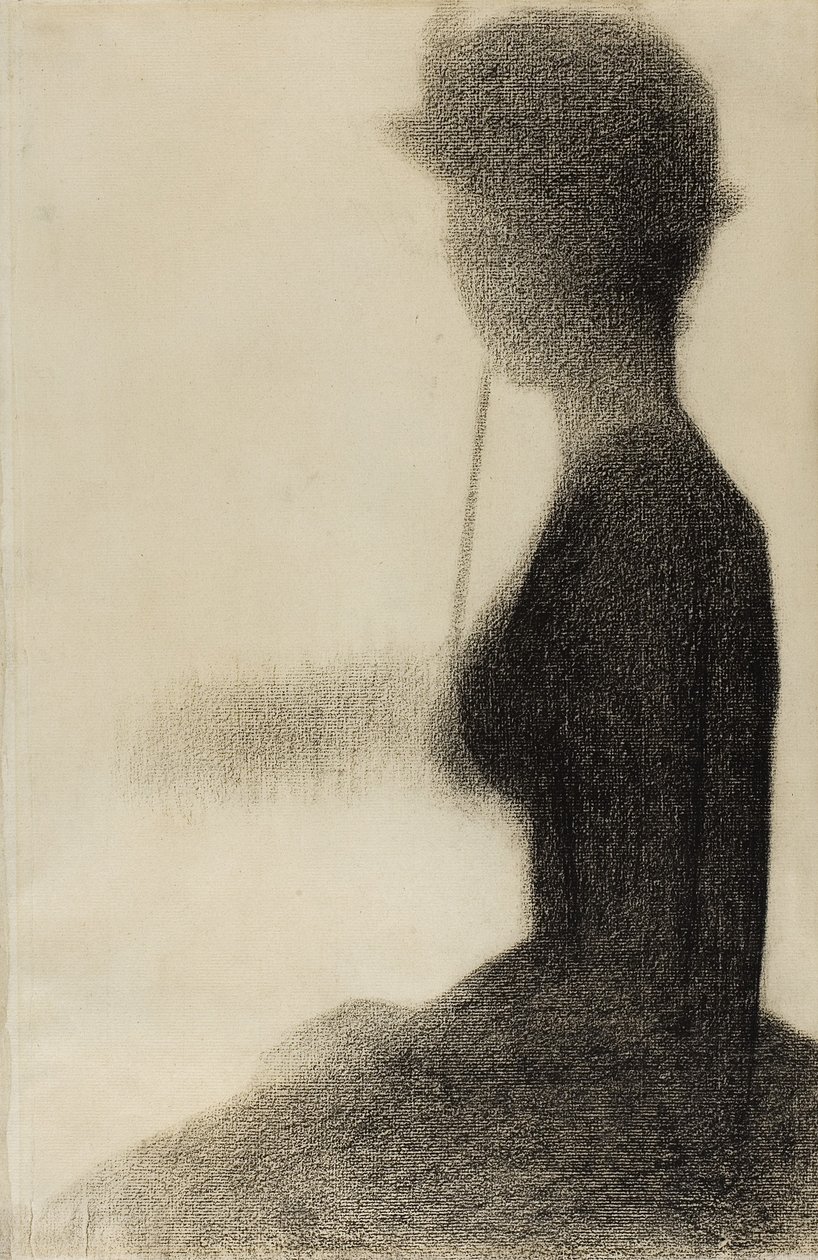 Sedící žena se slunečníkem od Georges Pierre Seurat