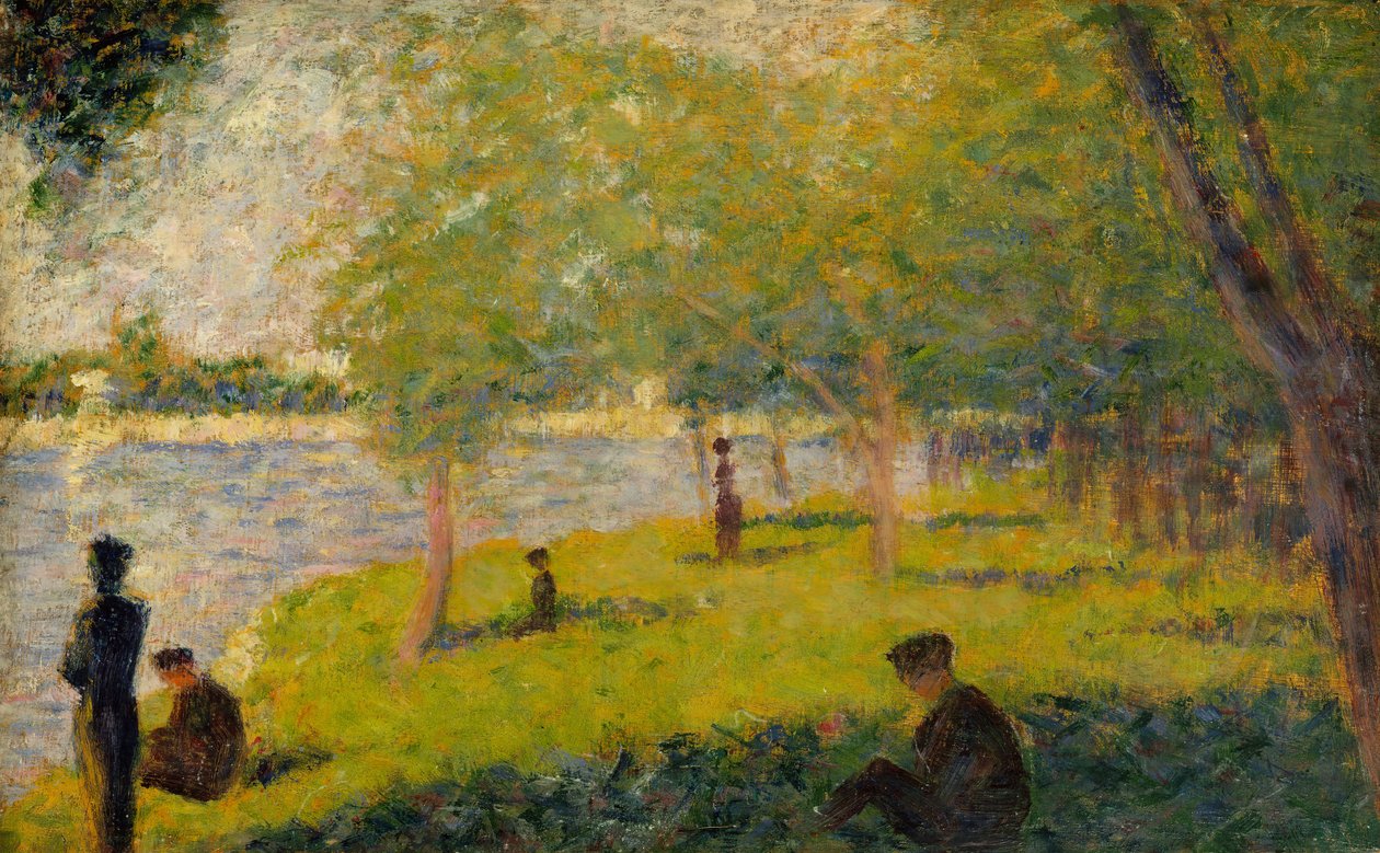 Studie pro neděli na La Grande Jatte, 1884. od Georges Pierre Seurat