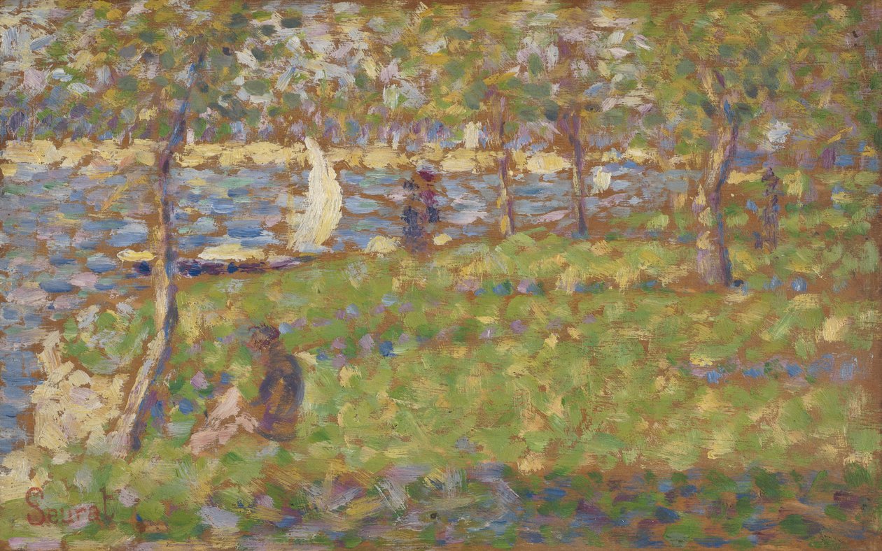 Studie k filmu "La Grande Jatte" od Georges Pierre Seurat