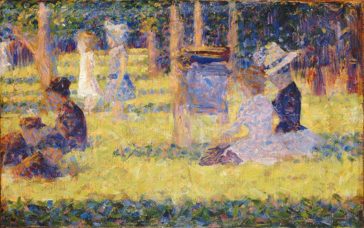 Studie pro La Grande Jatte, 1884-1885. od Georges Pierre Seurat