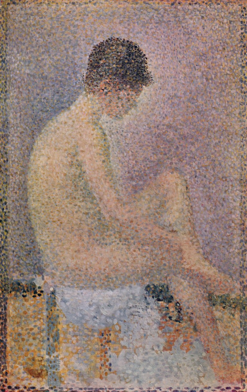 Studie pro modely, 1886, 1923 od Georges Pierre Seurat