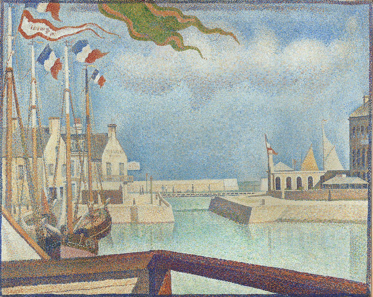 Neděle v Port-en-Bessin od Georges Pierre Seurat