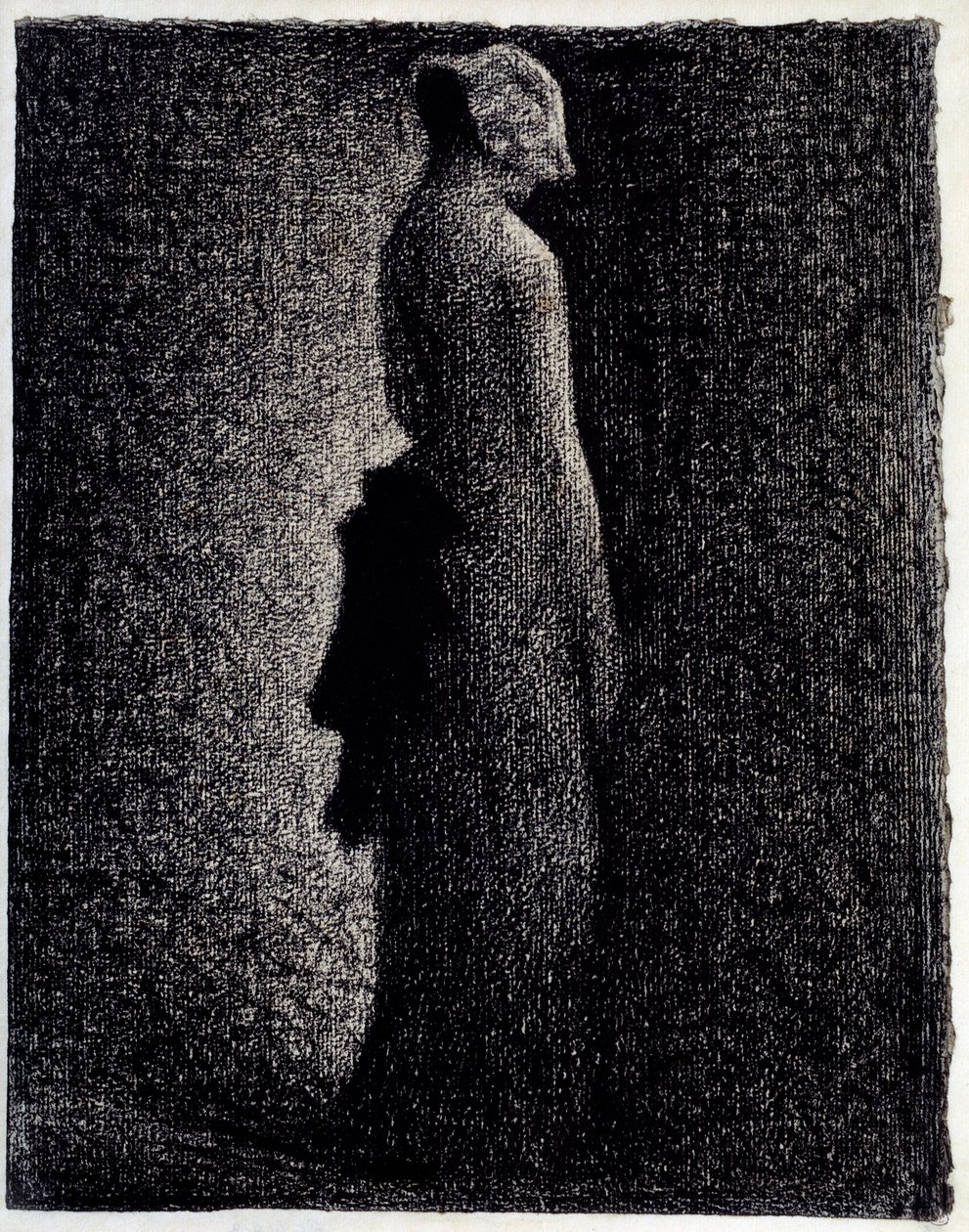 Kresba tužkou The Black Knot Pencil od Georgese Seurata (1859-1891) Kolem roku 1882 Rozm. 0,31 x 0,23 m Paříž. Muzeum Orsay od Georges Pierre Seurat