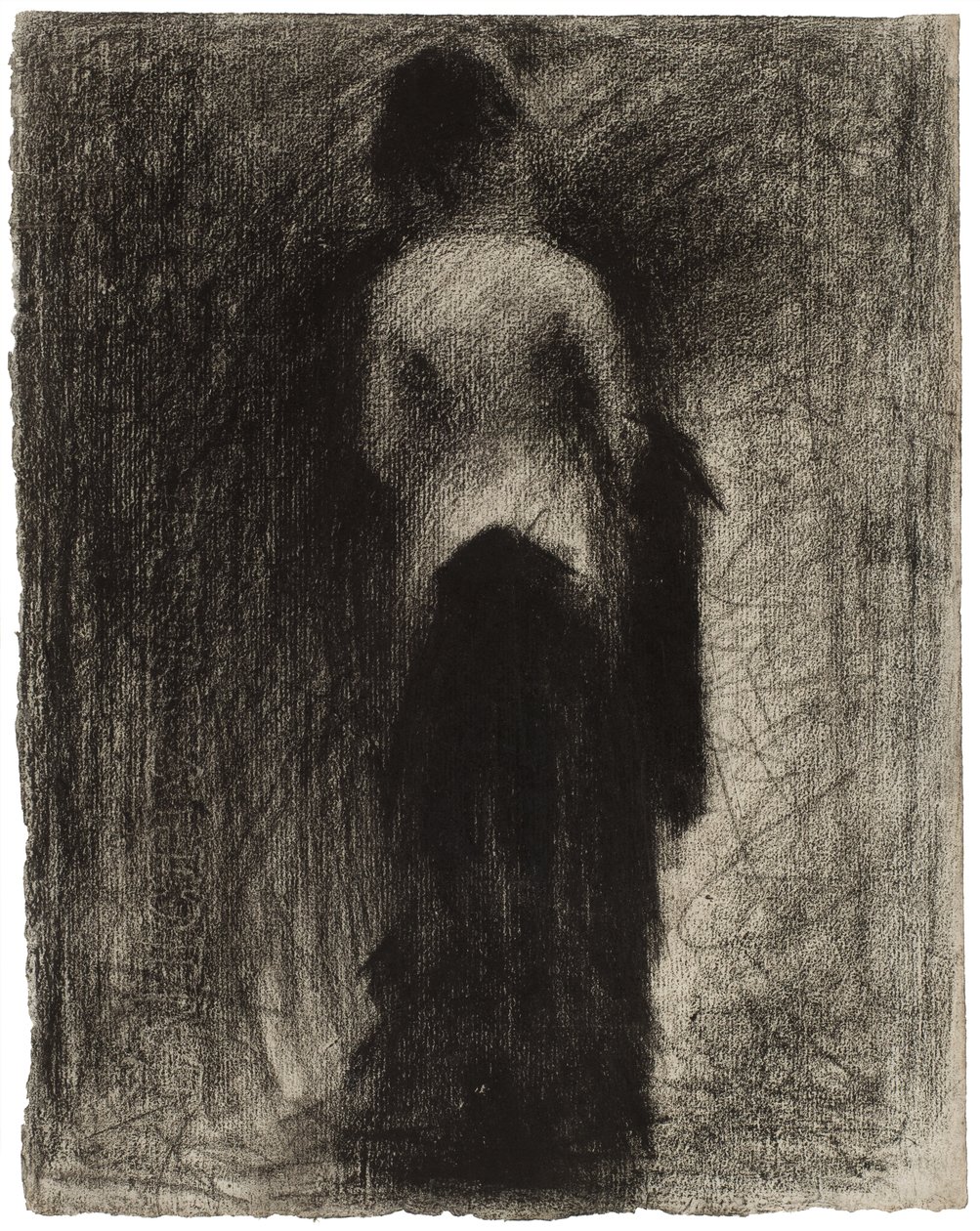 Promenáda, kolem roku 1882 od Georges Pierre Seurat