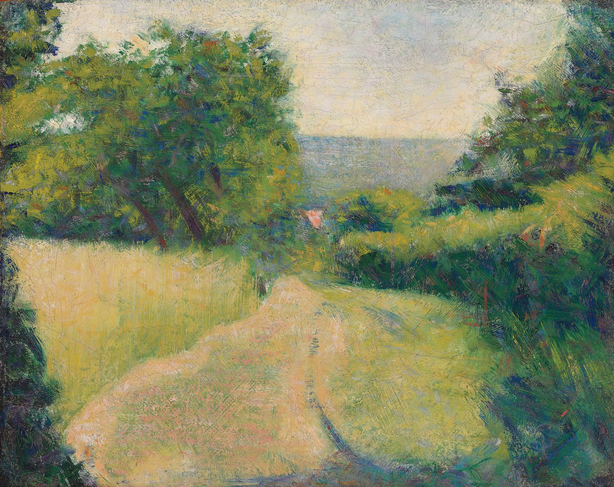 The Sunken Lane; The Hollow Road, 1882 od Georges Pierre Seurat