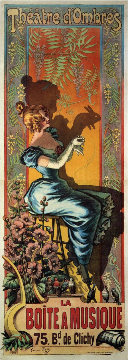 The Music Box, 1898 od Georges Redon