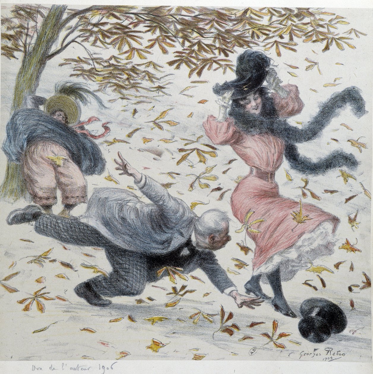 Vítr, 1904 od Georges Redon