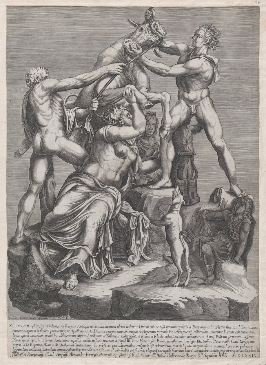 Mirror of Roman Magnificence: The Fate of Dirce, 1579., 1579. od Georges Reverdy