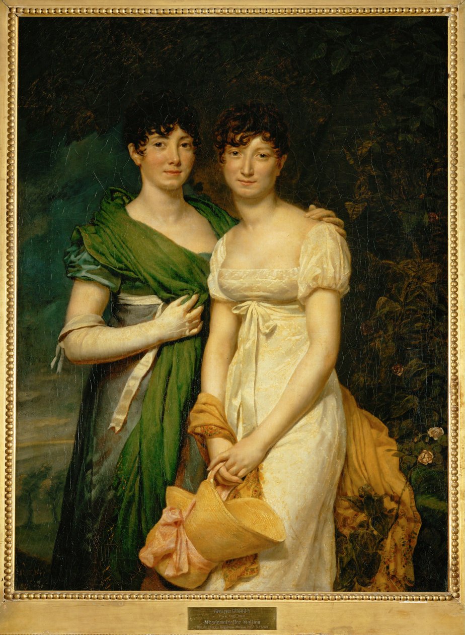 Mesdemoiselles Molien, neteře hraběte Moliena, ministra financí Napoleona I. ... od Georges Rouget