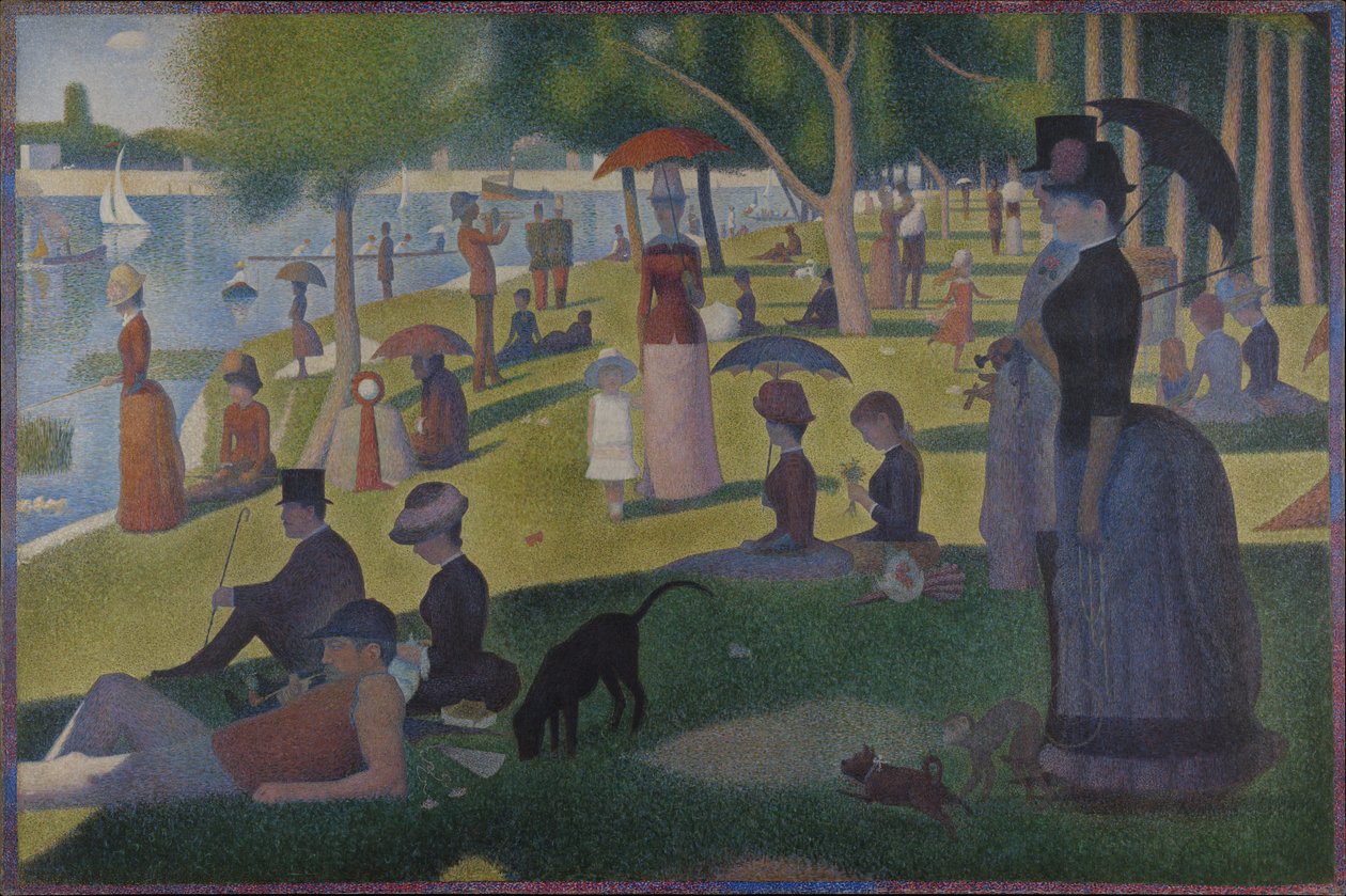 Neděle na La Grande Jatte -- 1884 od Georges Seurat