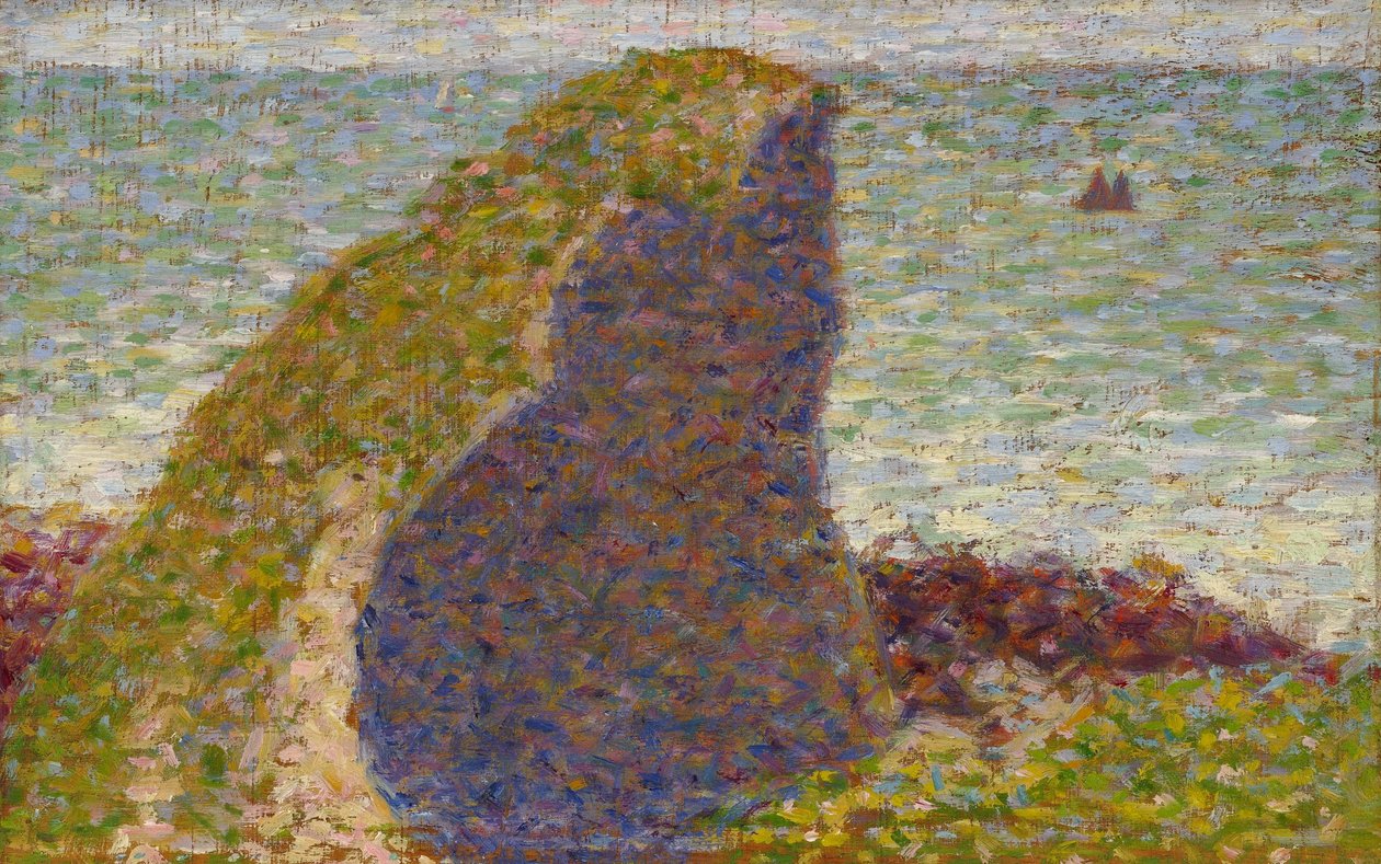 Georges Seurat - Le Bec du Hoc (Studie) od Georges Seurat