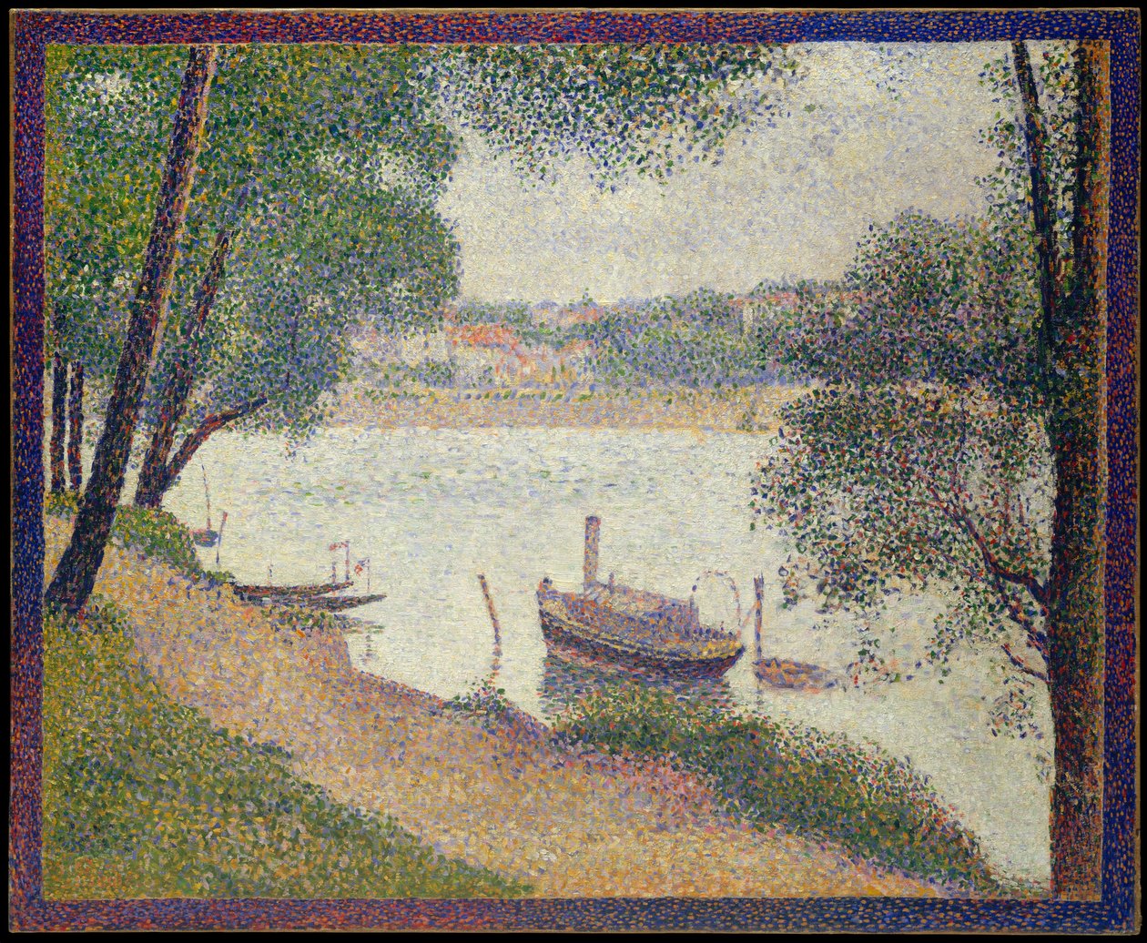 Šedé počasí, Grande Jatte od Georges Seurat
