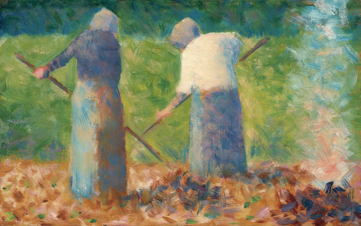 Haymakers v Montfermeil od Georges Seurat