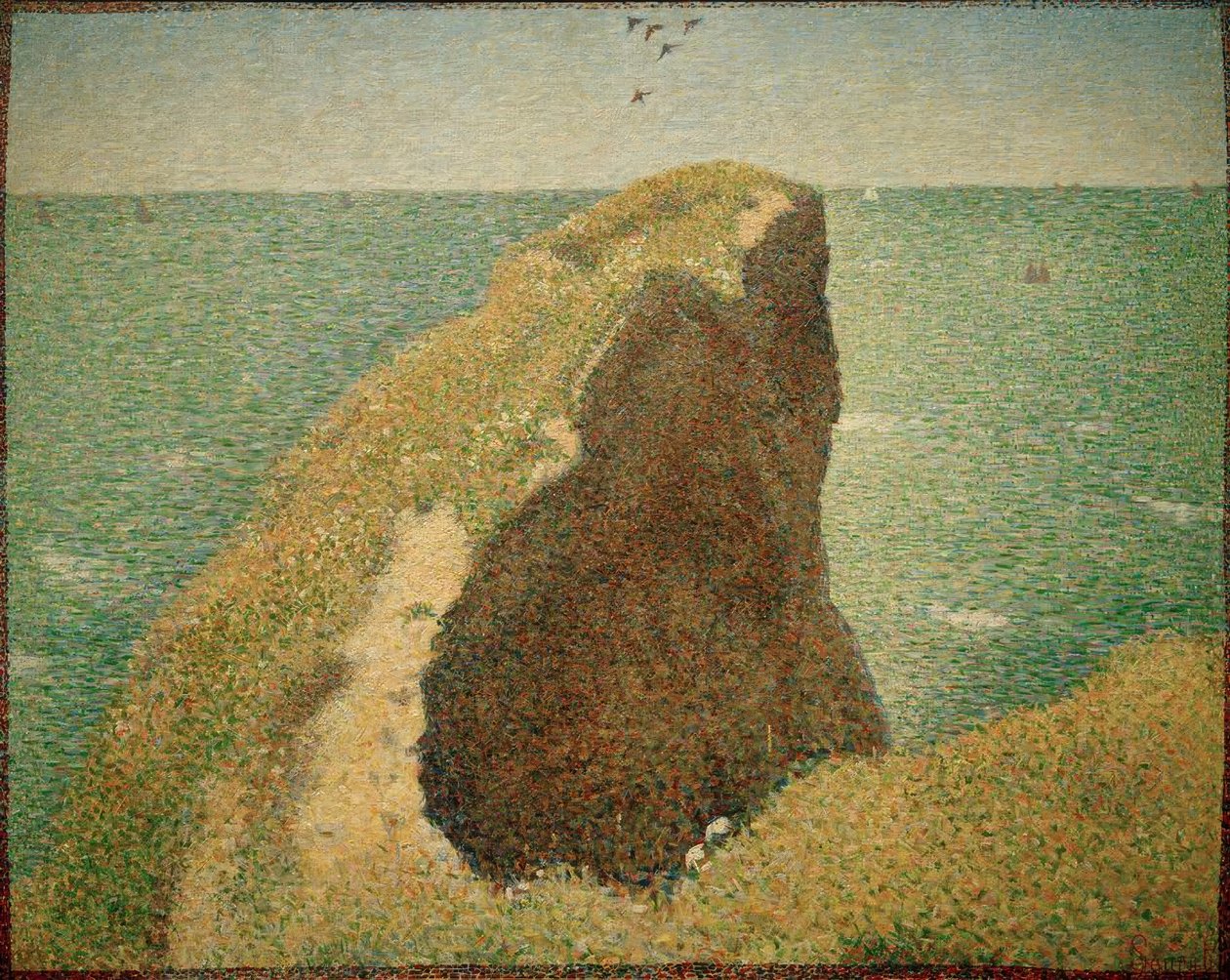 Le Bec du Hoc, Grandcamp od Georges Seurat