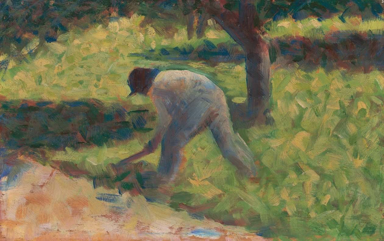 Sedlák s motykou od Georges Seurat