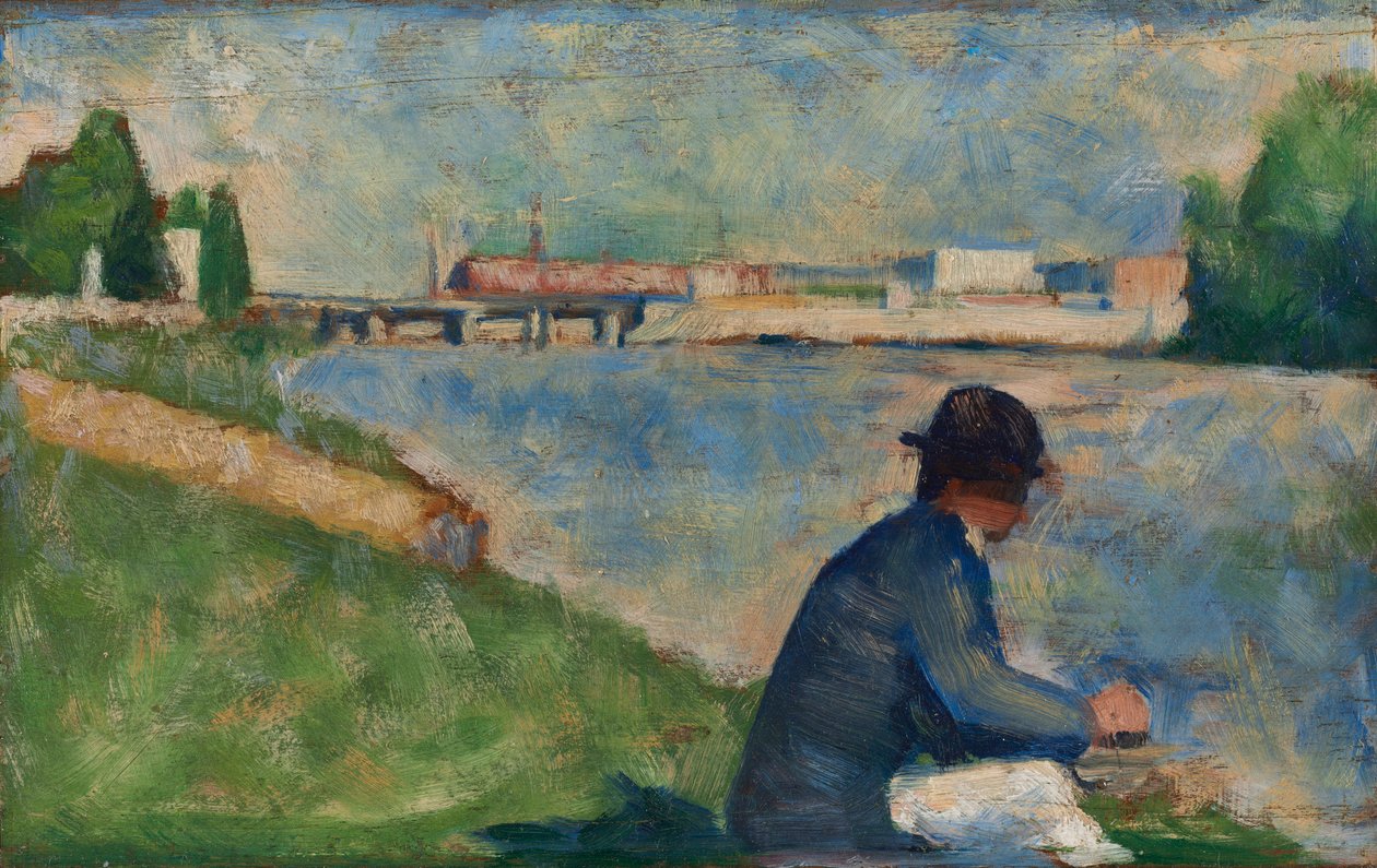 Studium pro lázně v Asnières, c. 1883-1884. od Georges Seurat